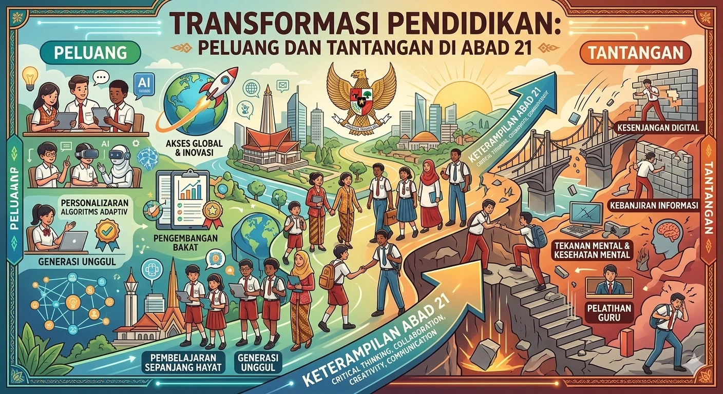 Transformasi Pendidikan: Peluang Emas dan Lompatan Besar Menuju Generasi Unggul Abad 21